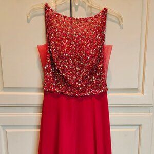 Beaded gown with pockets!